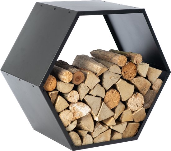 Westmann HaardHout Brandhoutrek WMLG789 - Houtopslag binnen - Zwart