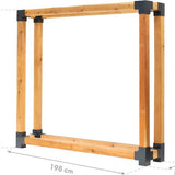 Westmann HaardHout Houtopslag Houtrek WMKR3030 - Brandhoutrek 198x40x180 cm