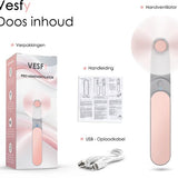 Handventilator - Snelheden - Oplaadbaar - en