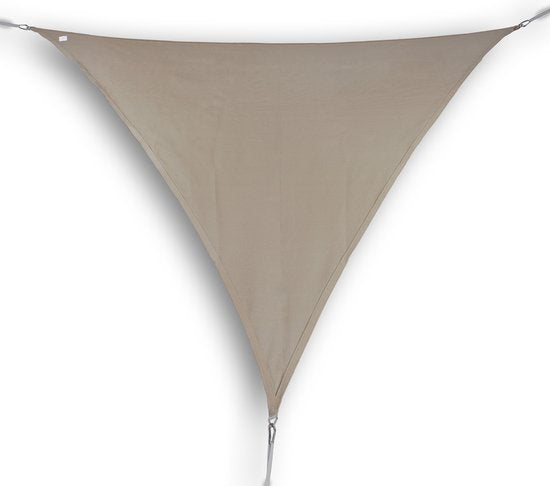 HanSe® Schaduwdoek Driehoek Waterdoorlatend 5x5x5 m Zonnedoek