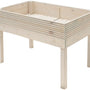 Westmann Frieda Houten Plantenbak op poten 75x119x79 cm - Lichtgrijs