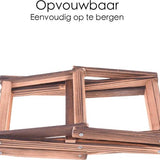 Wijnrek - Wijnflesrek - Wijnfleshouder - Hout - Geschikt voor 3 flessen
