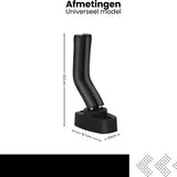 Gitaar Muurbeugel Set van 4 – Gitaarhouder Wand – Verstelbare Gitaarsteun – Universele Gitaar Wandhouder met Zachte Beschermlaag – Geschikt voor Akoestische & Elektrische Gitaar