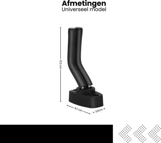 Gitaar Muurbeugel Set van 4 – Gitaarhouder Wand – Verstelbare Gitaarsteun – Universele Gitaar Wandhouder met Zachte Beschermlaag – Geschikt voor Akoestische & Elektrische Gitaar