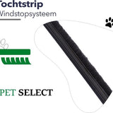 Pet Select Kattenluik met Tunnel - 4 Vergrendelingsstanden - Weerbestendig - L