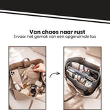 Handtas organizer - Bag in Bag - 11 ruime vakken - 17 9 Tasorganizer