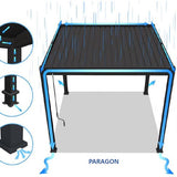Paragon Outdoor Aluminium Paviljoen Grand Tuscan Lamellendak- 3x4 meter