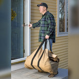 ShelterLogic® polyester Haardhout zak - tot 27 kg - Beige