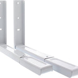 Magnetron Beugel - 2 Stuks - Wit - Verstelbare Muurbeugel Magnetron - Microwave Holder - Magnetron Rek - Magnetron Ophangbeugel - Magnetron Steun - Magnetron Wandsteun