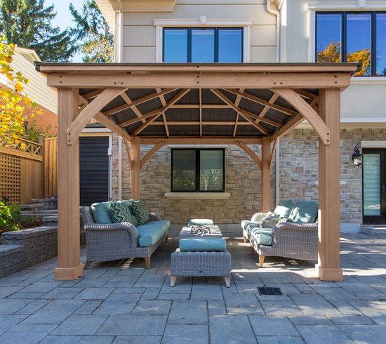 Westmann - YD12810 - Paviljoen - Pergola - Partytent - 320 x 366 x 366 cm