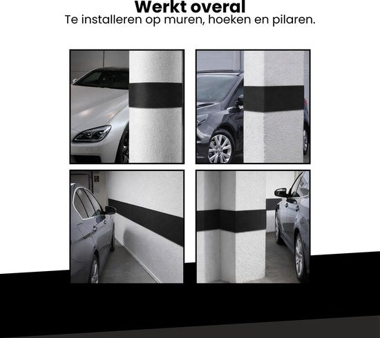 Stootstrip Muurbeschermer Garage - 200x20cm - Zelfklevend Autodeur Beschermer - Stootrand Foam - Autodeur Beschermer - Garage Stootrand