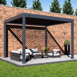 Paragon Outdoor Aluminium Paviljoen Grand Tuscan Lamellendak- 3x4 meter
