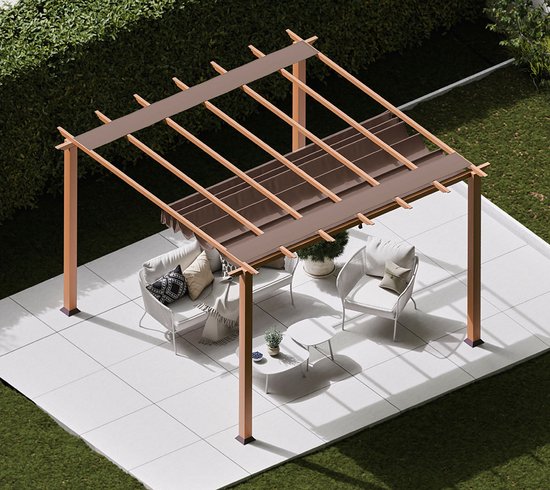 Paragon Outdoor - ST02000 - Paviljoen - Pergola - Partytent - 235 x 350 x 350 cm