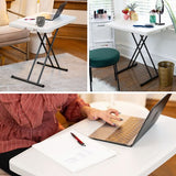 Lifetime® Compacte Campingtafel Bijzettafel Hoogte Verstelbaar - 49x76x53 cm