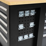FEISTOS Hektor Mobiele werkbank - 114x73x89 cm - Zwart