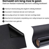 Verduisteringsfolie - Zwart - Raamfolie verduisterend