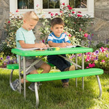 Lifetime® Kindertafel Opvouwbaar - Picknickset voor binnen en buiten - Groen