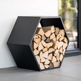 Westmann HaardHout Brandhoutrek WMLG789 - Houtopslag binnen - Zwart