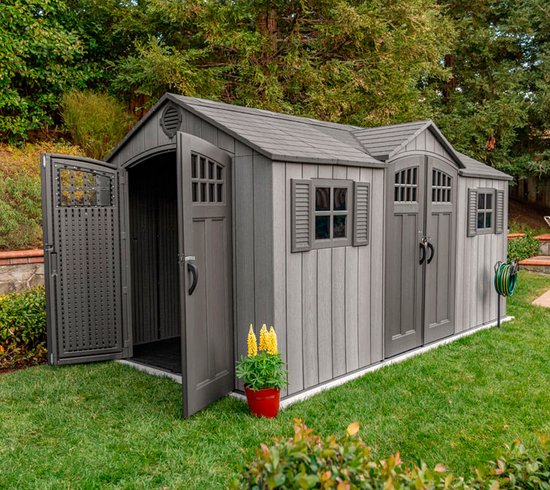 Lifetime - LG60318 - Tuinhuis - Tuinschuur - 244 x 244 x 457 cm