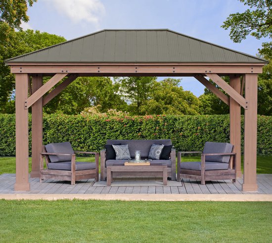 Westmann - YD12944 - Paviljoen - Pergola - Partytent - 315 x 371 x 490 cm