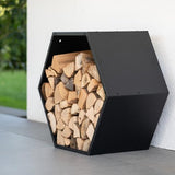 Westmann HaardHout Brandhoutrek WMLG789 - Houtopslag binnen - Zwart