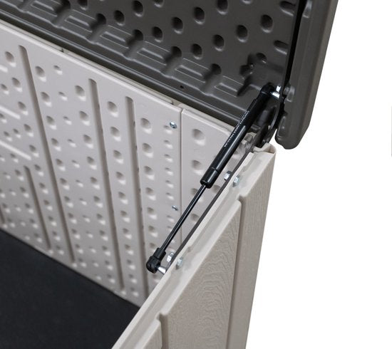 Lifetime® Kunststof Kussenbox 570 ltr - Tuinkist 72x151x69cm - Grijs