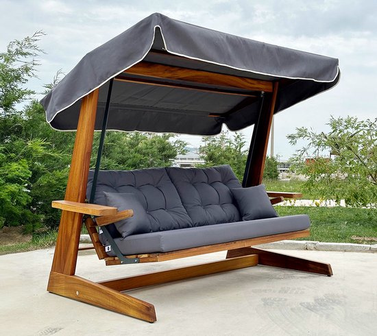 Vadi Concept - Sia 2400A Luxe Schommelbank ( iroko hout)