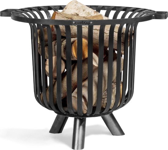 CookKing Vuurkorf - Zwart - Vuurkorf voor - Voor