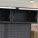 Feistos Gereedschapskast Apollo 5 | 46x136x200 cm - Grijs/zwart