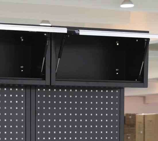 Feistos Gereedschapskast Apollo 5 | 46x136x200 cm - Grijs/zwart