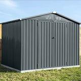 Spacemaker Gereedschapsschuur Metaal - 182x247x197 cm -Grijs