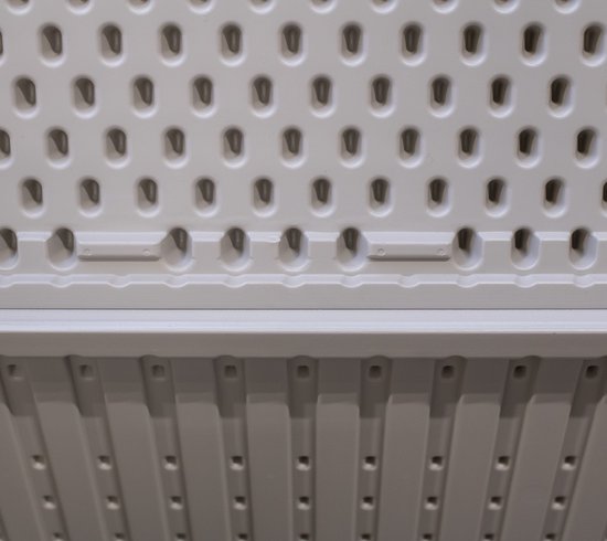 Lifetime® Kunststof Kussenbox 495L - tuinkist 61x152x67cm - Lichtgrijs