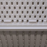 Lifetime® Kunststof Kussenbox 495L - tuinkist 61x152x67cm - Lichtgrijs