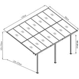 Westmann - SI06106W - Terrasoverkapping Bruce 435