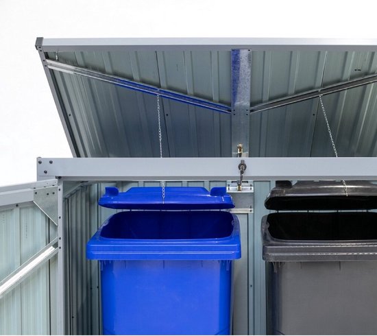 Westmann Containerombouw ISBS-T2D - Afvalbak opslag kliko ombouw voor 2 containers