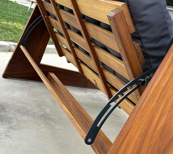 Vadi Concept - Sia 2400A Luxe Schommelbank ( iroko hout)