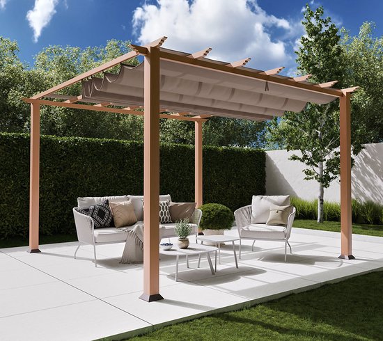 Paragon Outdoor - ST02000 - Paviljoen - Pergola - Partytent - 235 x 350 x 350 cm