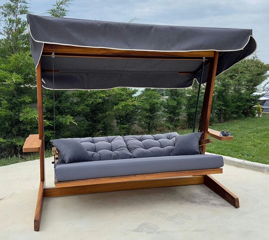 Vadi Concept - Sia 2400A Luxe Schommelbank ( iroko hout)