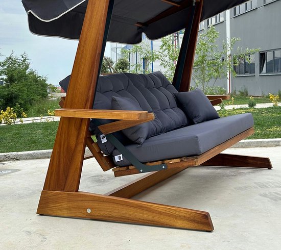Vadi Concept - Sia 2400A Luxe Schommelbank ( iroko hout)