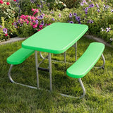 Lifetime® Kindertafel Opvouwbaar - Picknickset voor binnen en buiten - Groen