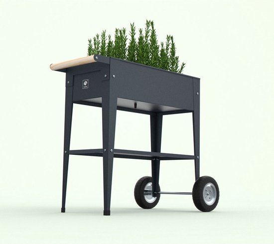 Herstera Garden® Plantenbak Barcelona HG08933901 - Verhoogde Moestuin - Antraciet