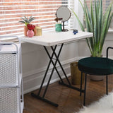 Lifetime® Compacte Campingtafel Bijzettafel Hoogte Verstelbaar - 49x76x53 cm