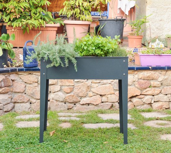 Herstera Garden® Urban Plantenbak HG08901901 - Verhoogde Moestuin - Antraciet