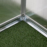 Westmann Aluminium kas Flora 68 - Zilver - 252x192x201cm
