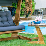 Westmann Viva 2400 Houten 3-zits Hollywood Schommelbank - Grijs