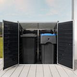 Palram Containerombouw voor 2 containers - Afvalbak kliko ombouw