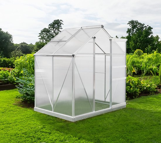 Westmann Aluminium kas Flora 64 - Zilver - 132x190x201cm