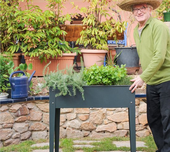 Herstera Garden® Urban Plantenbak HG08901901 - Verhoogde Moestuin - Antraciet