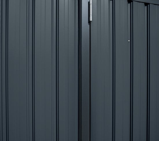Spacemaker Gereedschapsschuur Metaal - 182x247x197 cm -Grijs