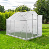 Westmann Aluminium kas Flora 68 - Zilver - 252x192x201cm